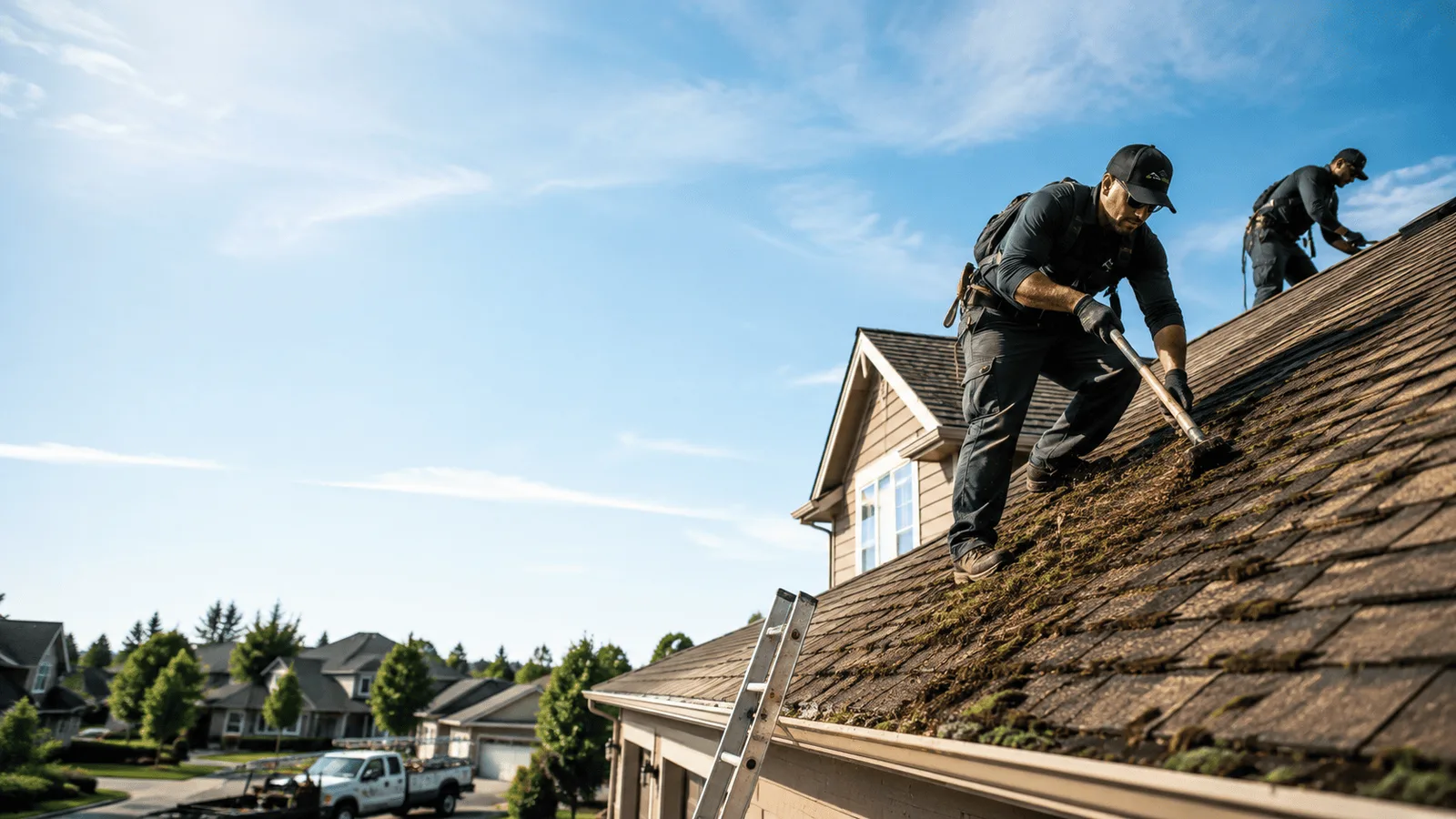 Roof Moss Removal in Deepwater, MO near me
